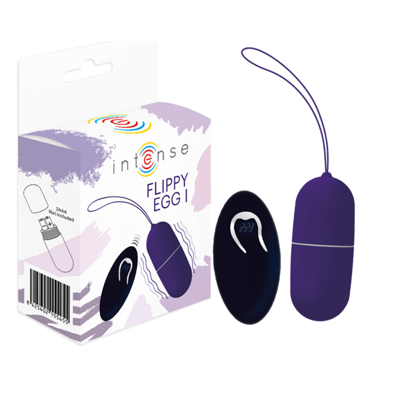 Huevo Vibrador con Control Remoto – Flippy Egg I by Intense | 12 Modos, Silencioso y Portátil