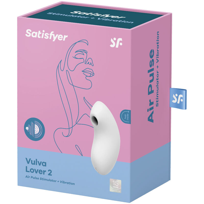 Satisfyer Vulva Lover 2 | Estimulador Clitorial con Air Pulse y Vibración – Compacto y Poderoso