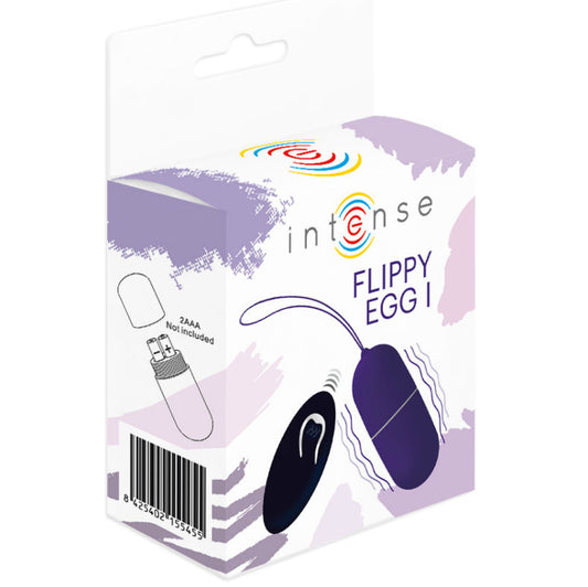 Huevo Vibrador con Control Remoto – Flippy Egg I by Intense | 12 Modos, Silencioso y Portátil